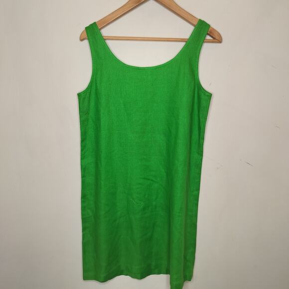 Finity Naturals 100% Linen Tank Dress - Picture 6 of 6